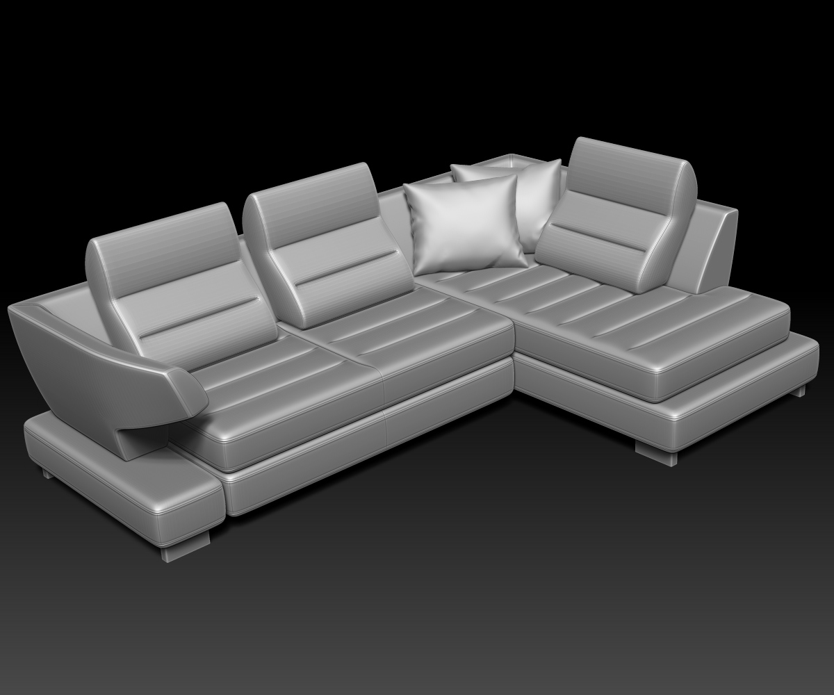 Product Visualization. 3D modeling of furniture.